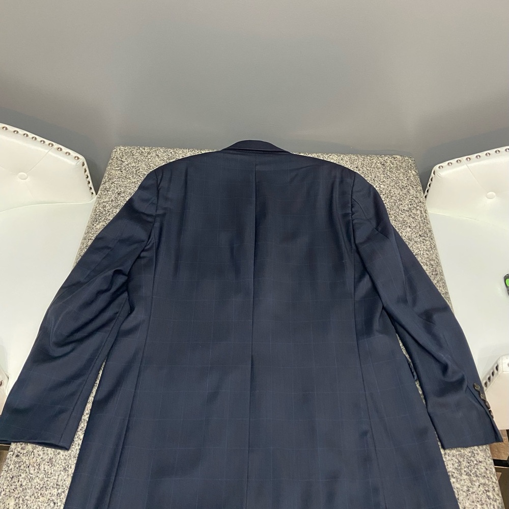RALPH RALPH LAUREN 100% Wool Mens Navy 2 Button Blazer/Sportcoat 40R Career - Picture 6 of 17